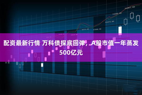 配资最新行情 万科债探底回弹，A股市值一年蒸发500亿元